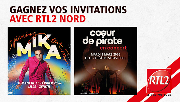 gagnez vos invitations pour le concert de mika et le concert de coeur de pirate