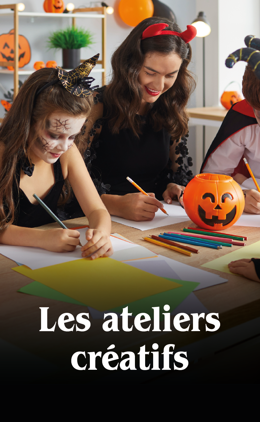 ATELIERS CREATIFS pour halloween dans la métropole lilloise à V2