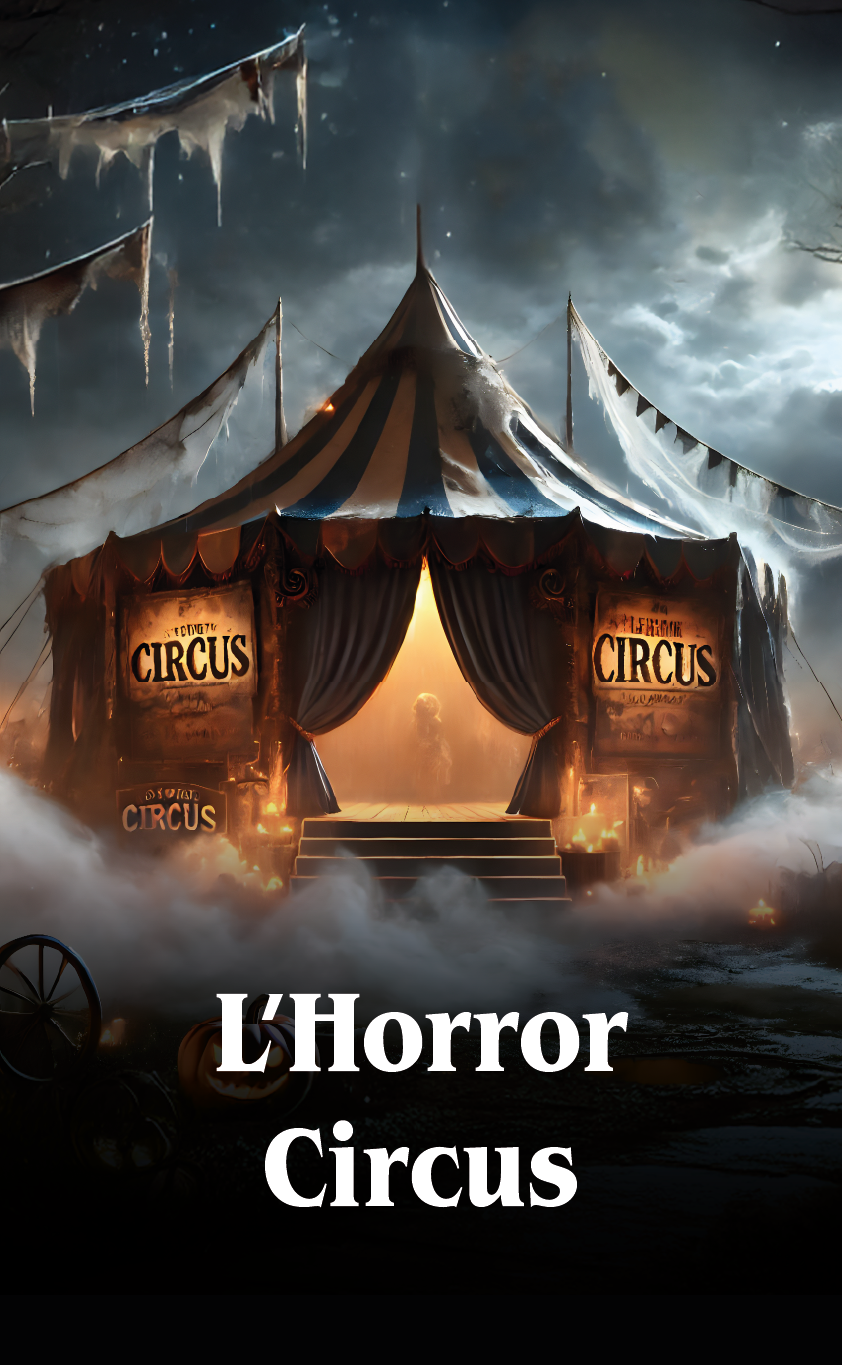 programme de l'horror circus pour halloween à V2