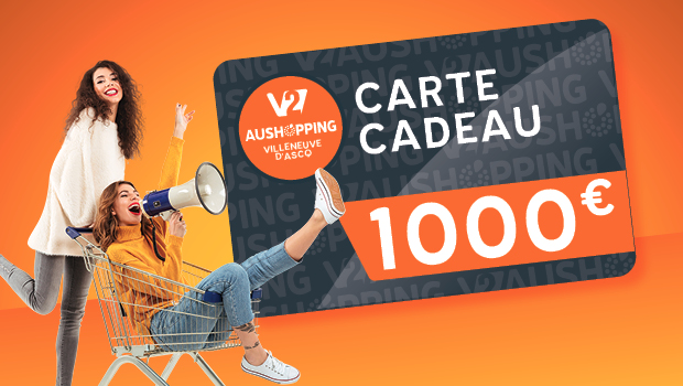 gagnez des cartes cadeaux dans le centre aushopping V2