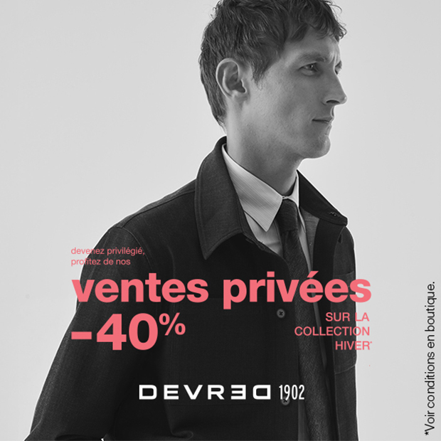 Devred | Ventes privées : -40% sur la collection hiver 2025