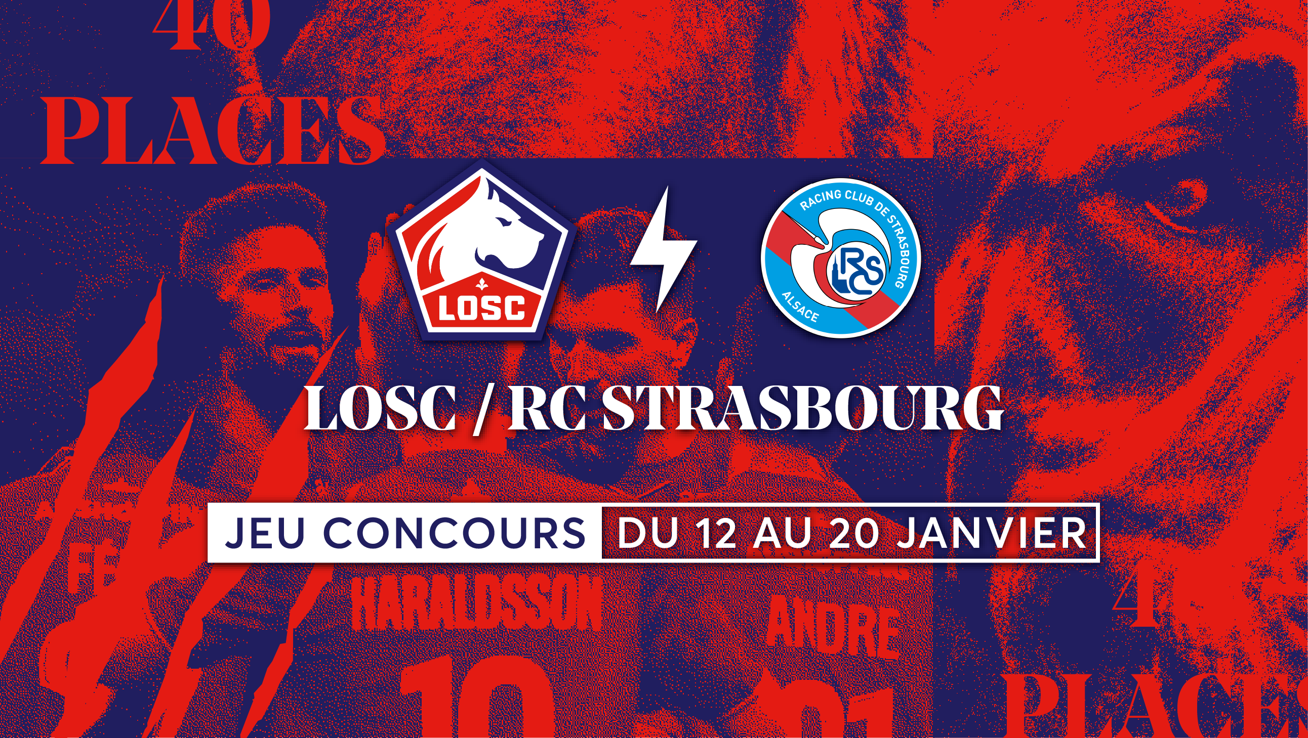 JEU CONCOURS : match LOSC x RC Strasbourg, gagnez vos places pour voir le match au stade pierre mauroy
