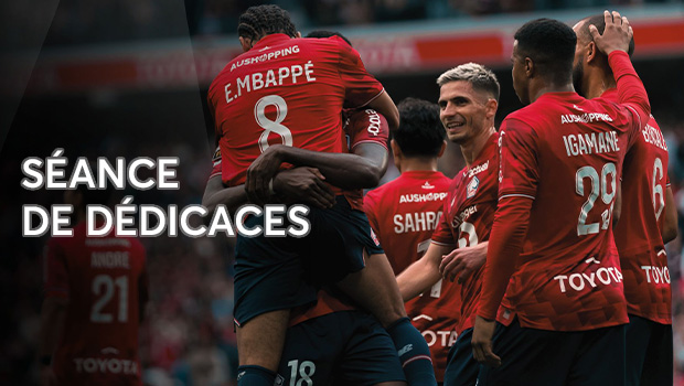 dédicaces avec les joueurs du losc à aushopping V2