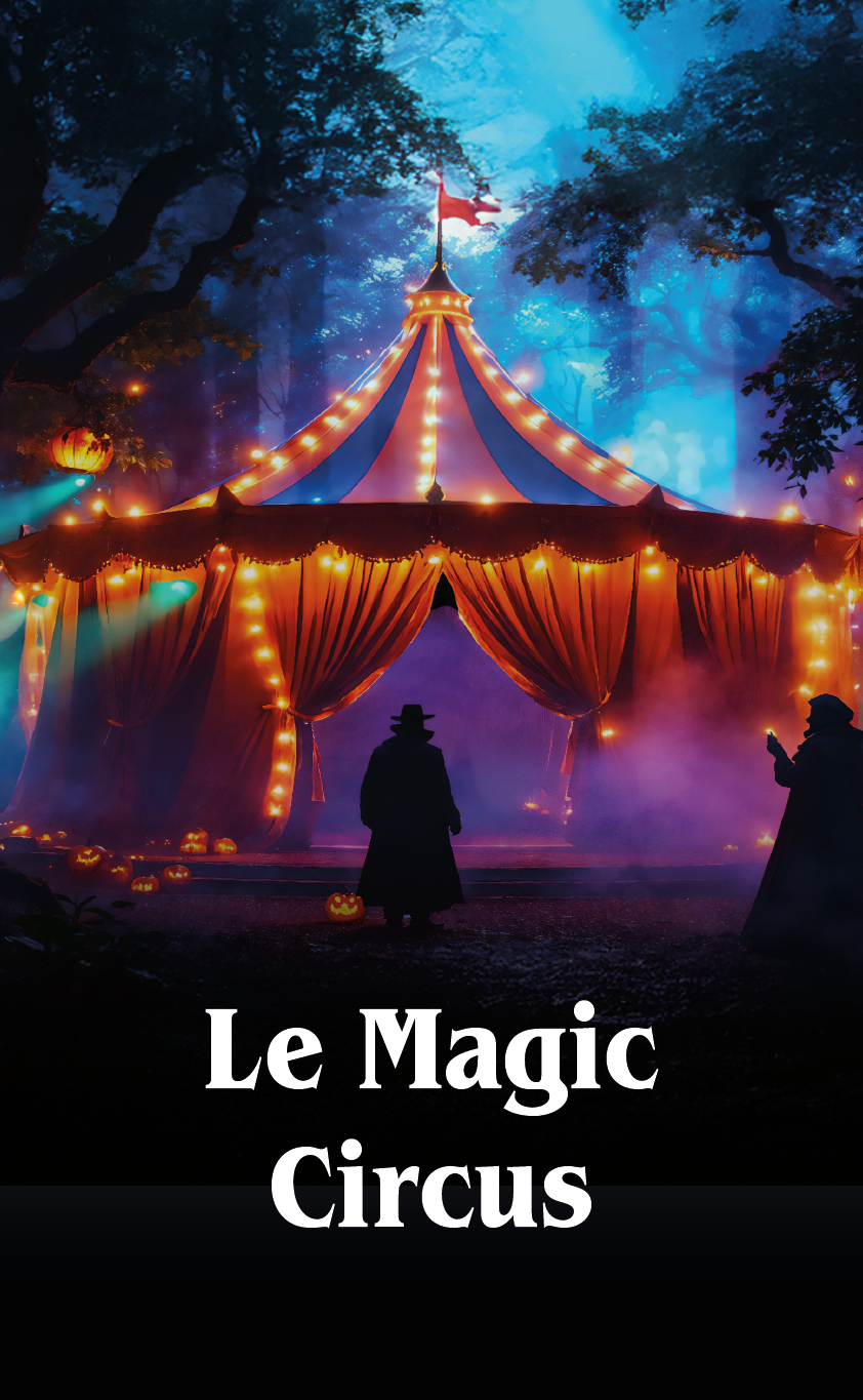 Le magic circus pour un halloween adapté aux enfants Aushopping V2