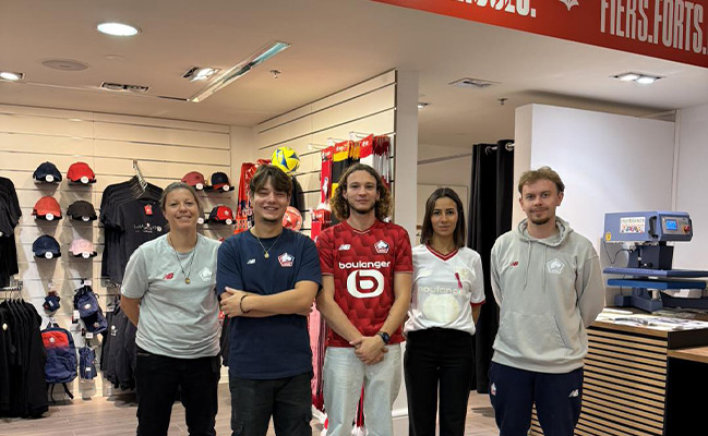 equipe boutique officielle du losc centre commercial villeneuve d'ascq