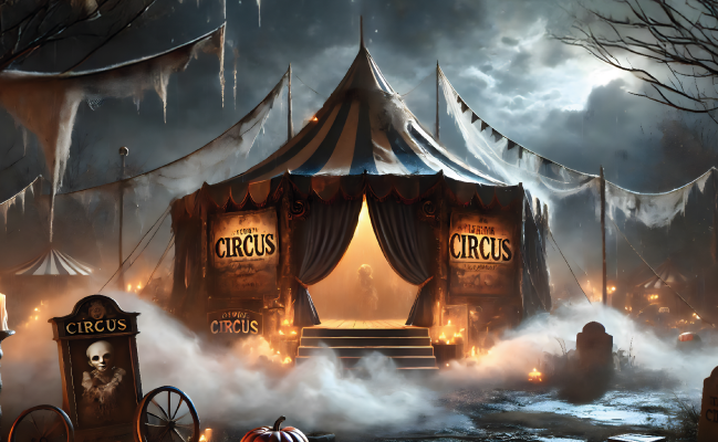 cirque de l'horreur 14+ pour halloween, événement halloween V2