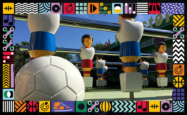 baby foot géant humain festival des cultures urbaines à V2