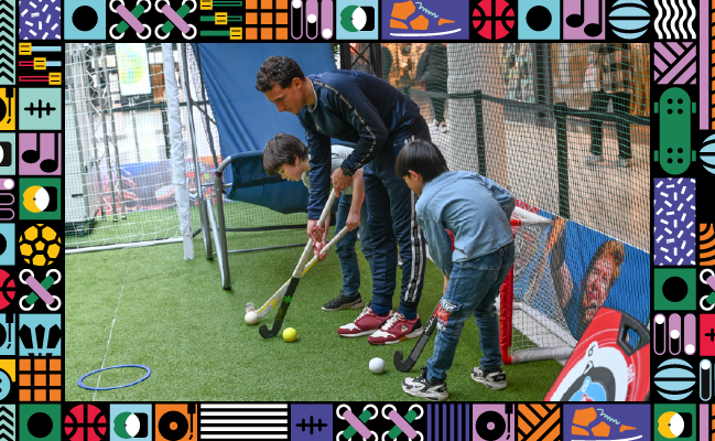 initiation hockey sur gazon avec Victor Lockwood, capitain de l'équipe de france et athlète des jeux olympiques JO 2024
