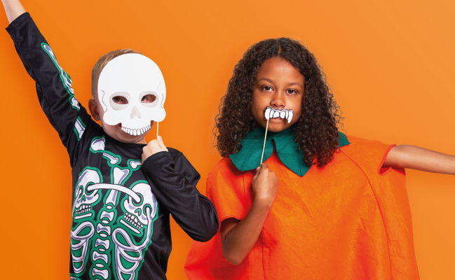 confection de masques pour halloween à Aushopping V2