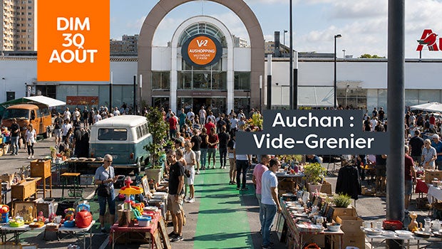 vide grenier auchan V2 villeneuve d'ascq brocante et braderie