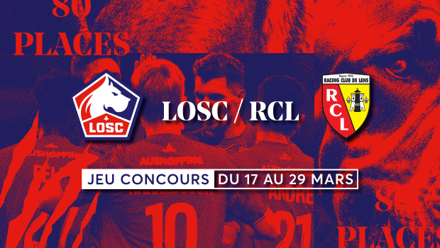 Jeu concours : gagnez 11 expériences escort kids OU 20 places en tribune pour le match LOSC x RC LENS au stade pierre mauroy