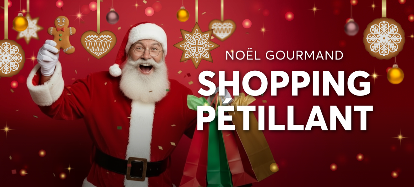 Programme de noël à Aushopping V2 un noël gourmand et un shopping pétillant
