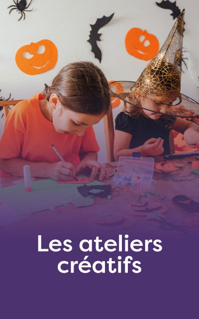 ateliers créatifs pour halloween pendant les vacances de la toussaint à V2