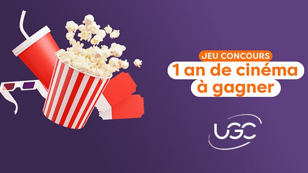jeu concours : gagnez 1 an de cinéma dans les UGC grâce à Aushopping V2 centre commercial métropole lilloise