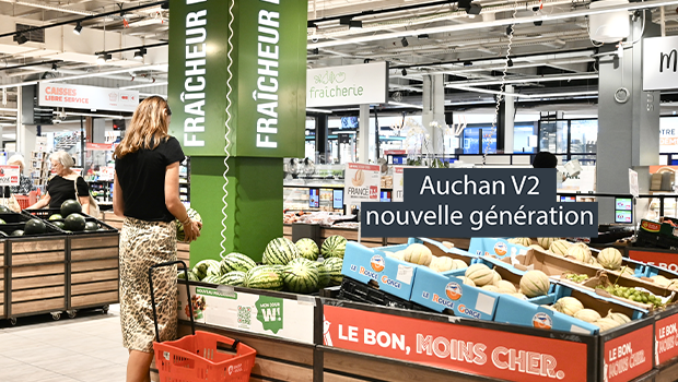 auchan V2 nouvelle génération, fin des travaux à V2